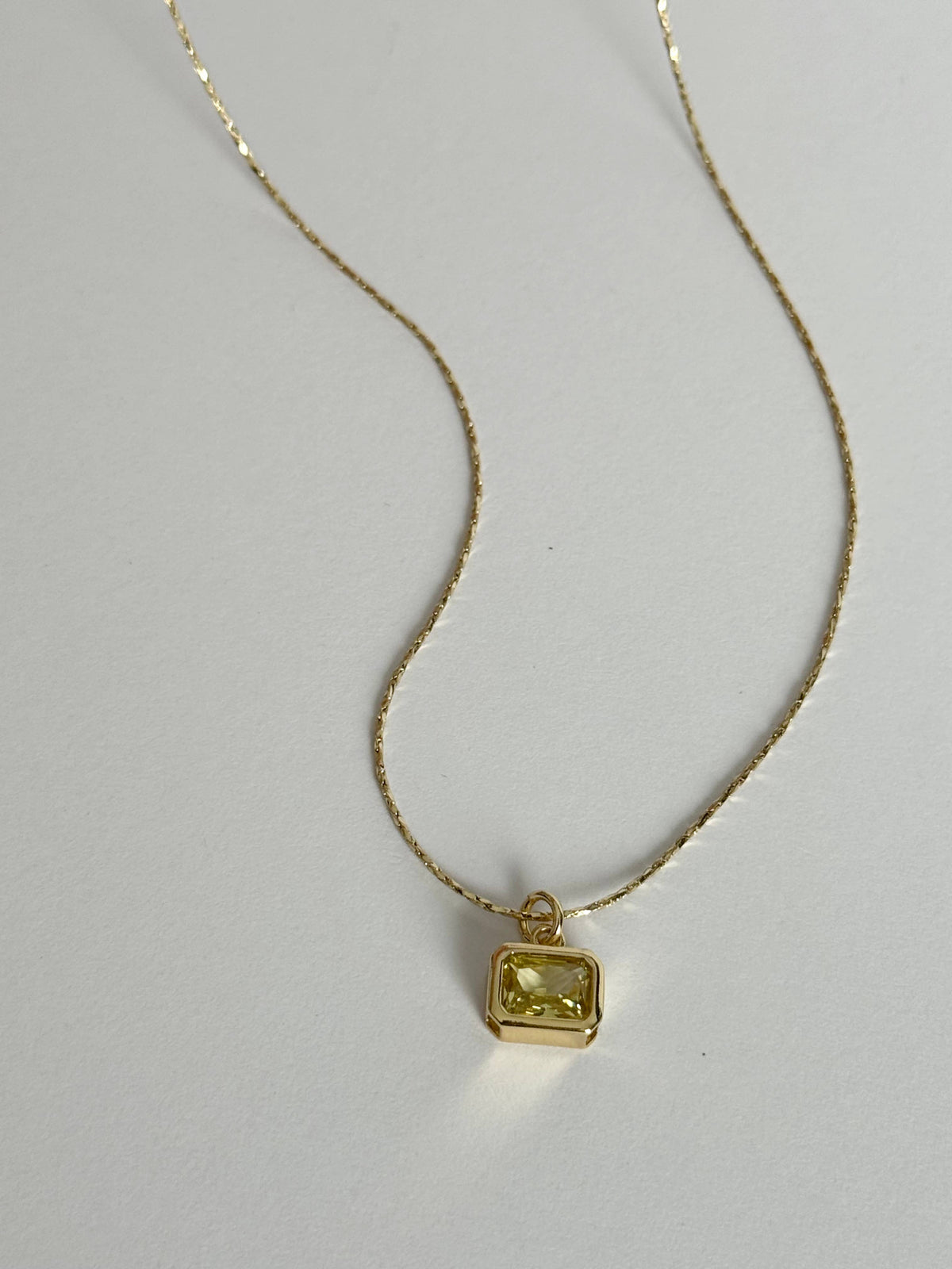 Meadow Bezel Necklace
