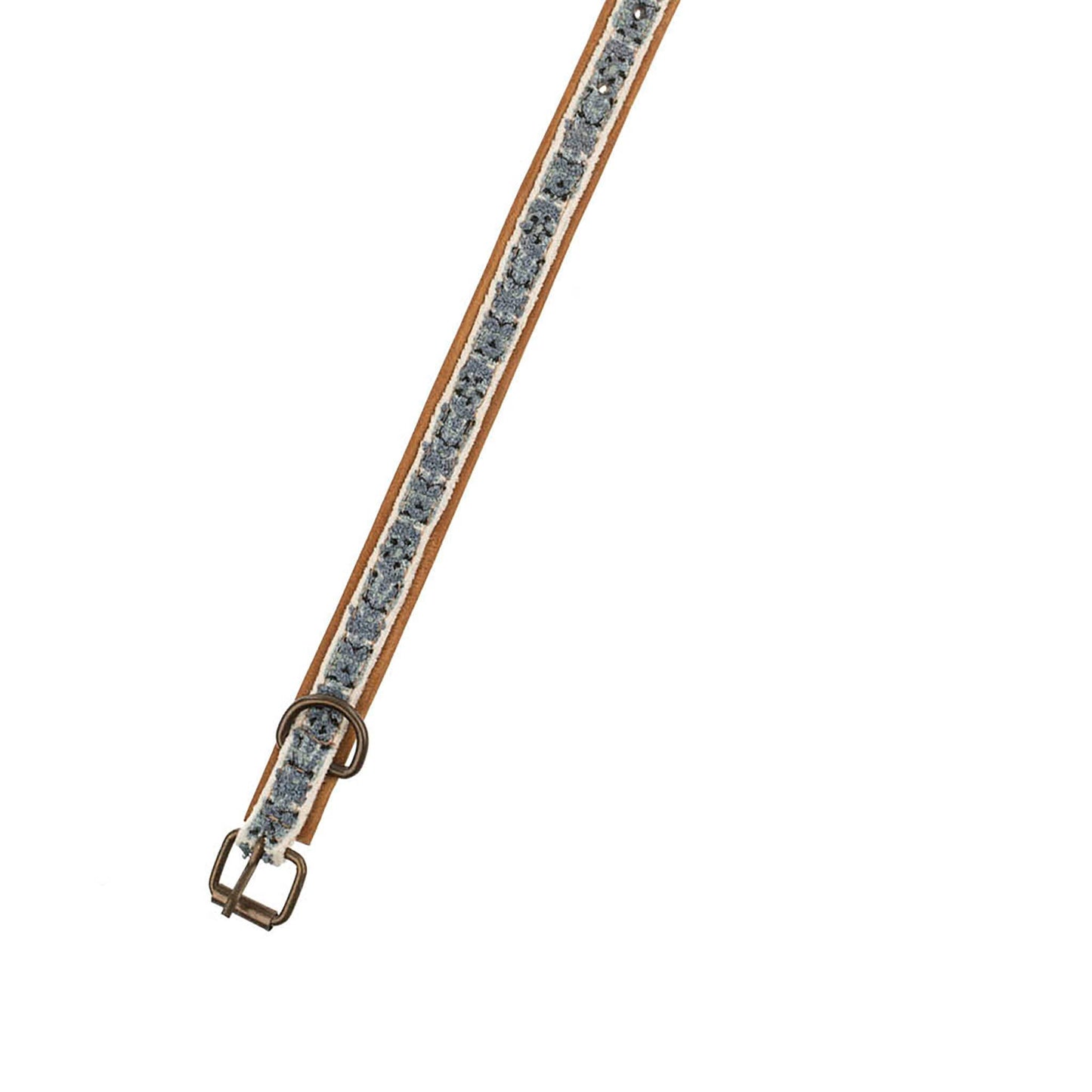 Nova Embroidered Dog Collar XS