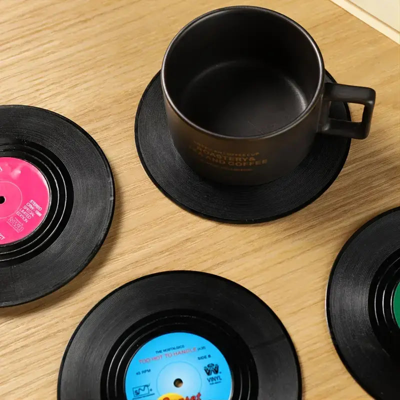 Vinyl Record Coasters