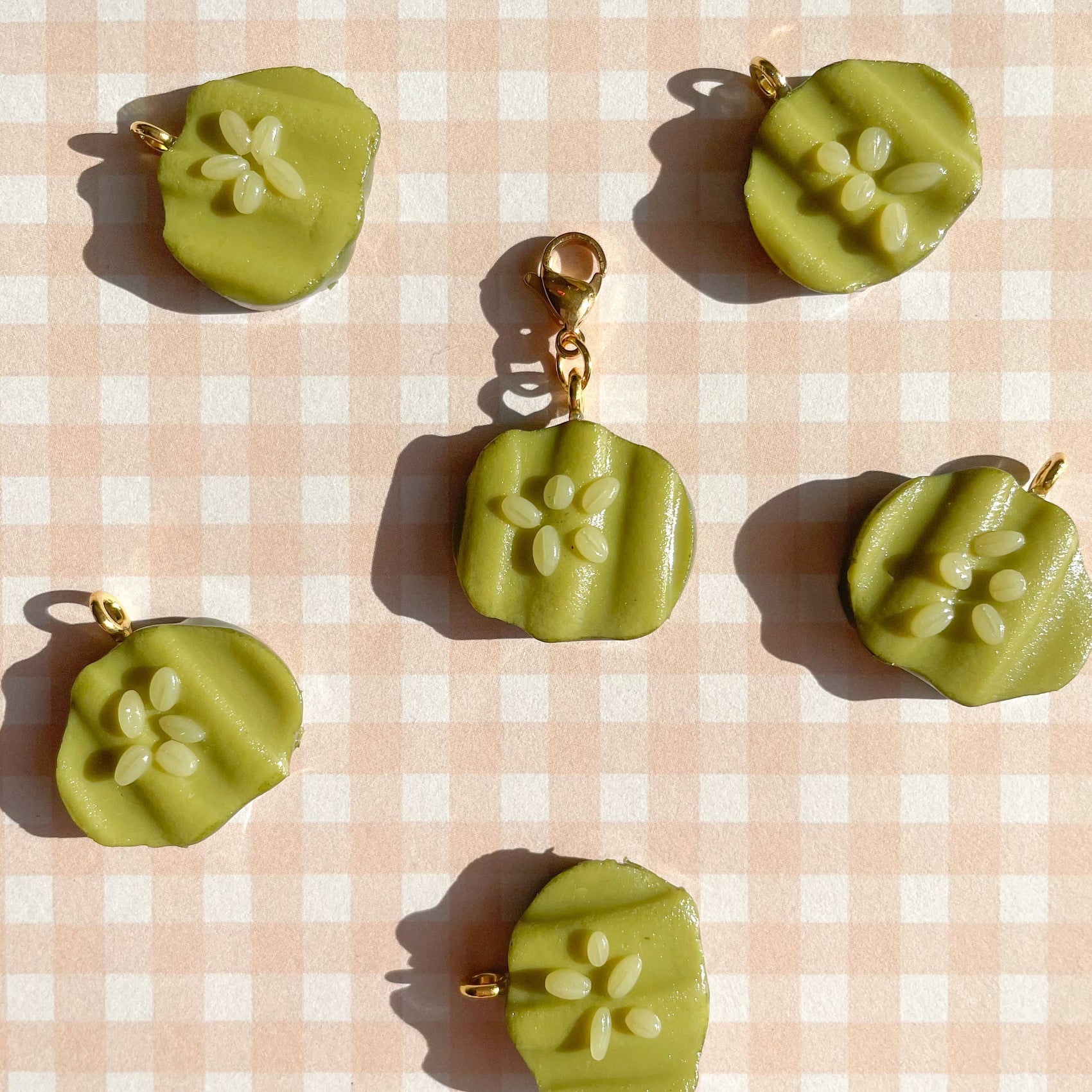 Pickle Chip Bag Charm