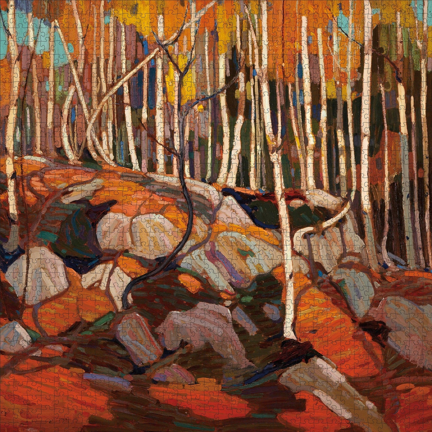 Tom Thomson: The Birch Grove, Autumn 1000-Piece Jigsaw Puzzle