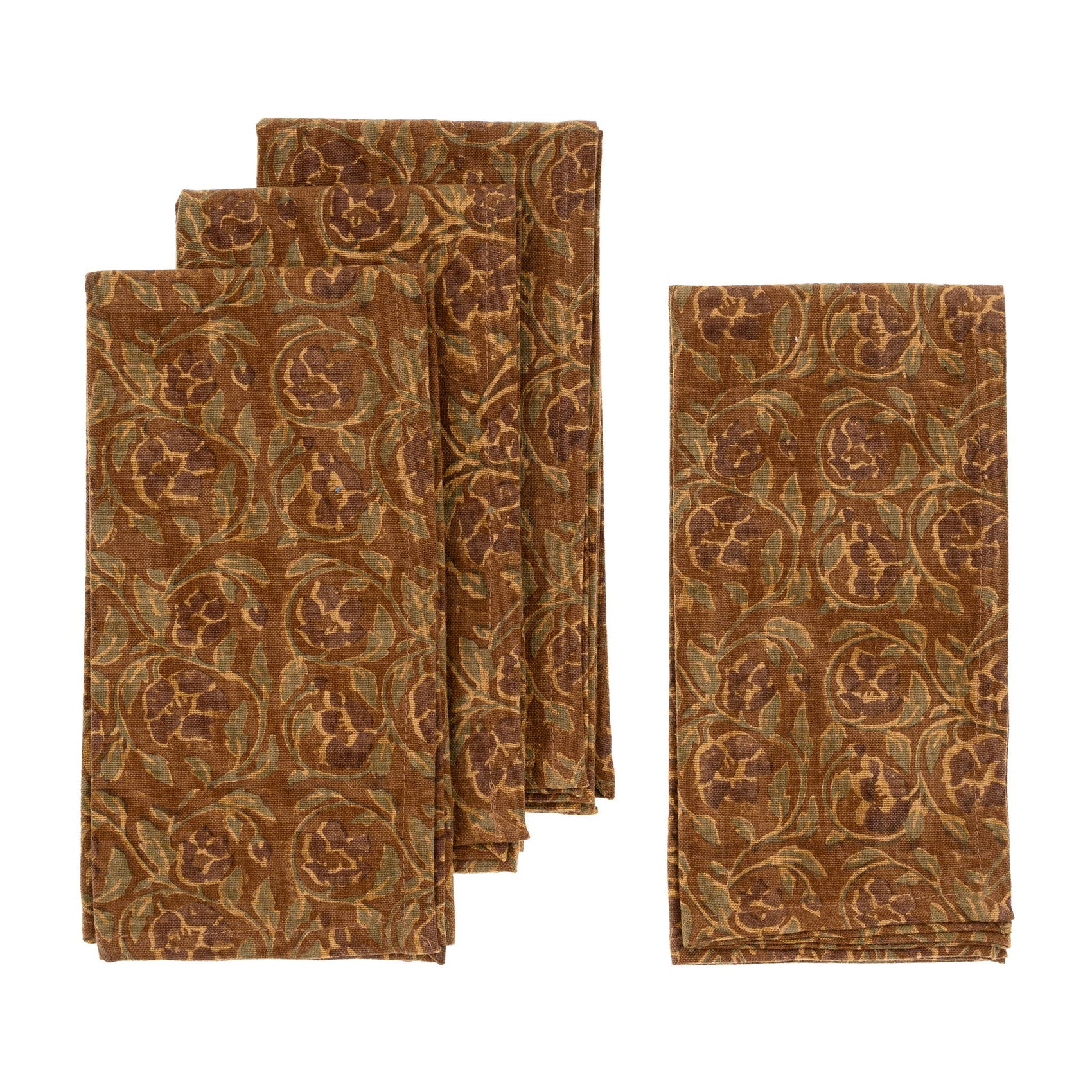 Mayur Block Print Napkins S/4