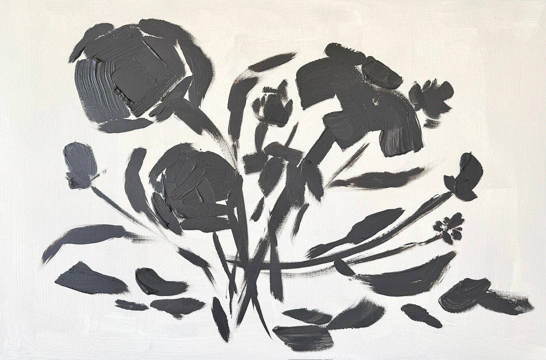 "Monochrome Flora" Print