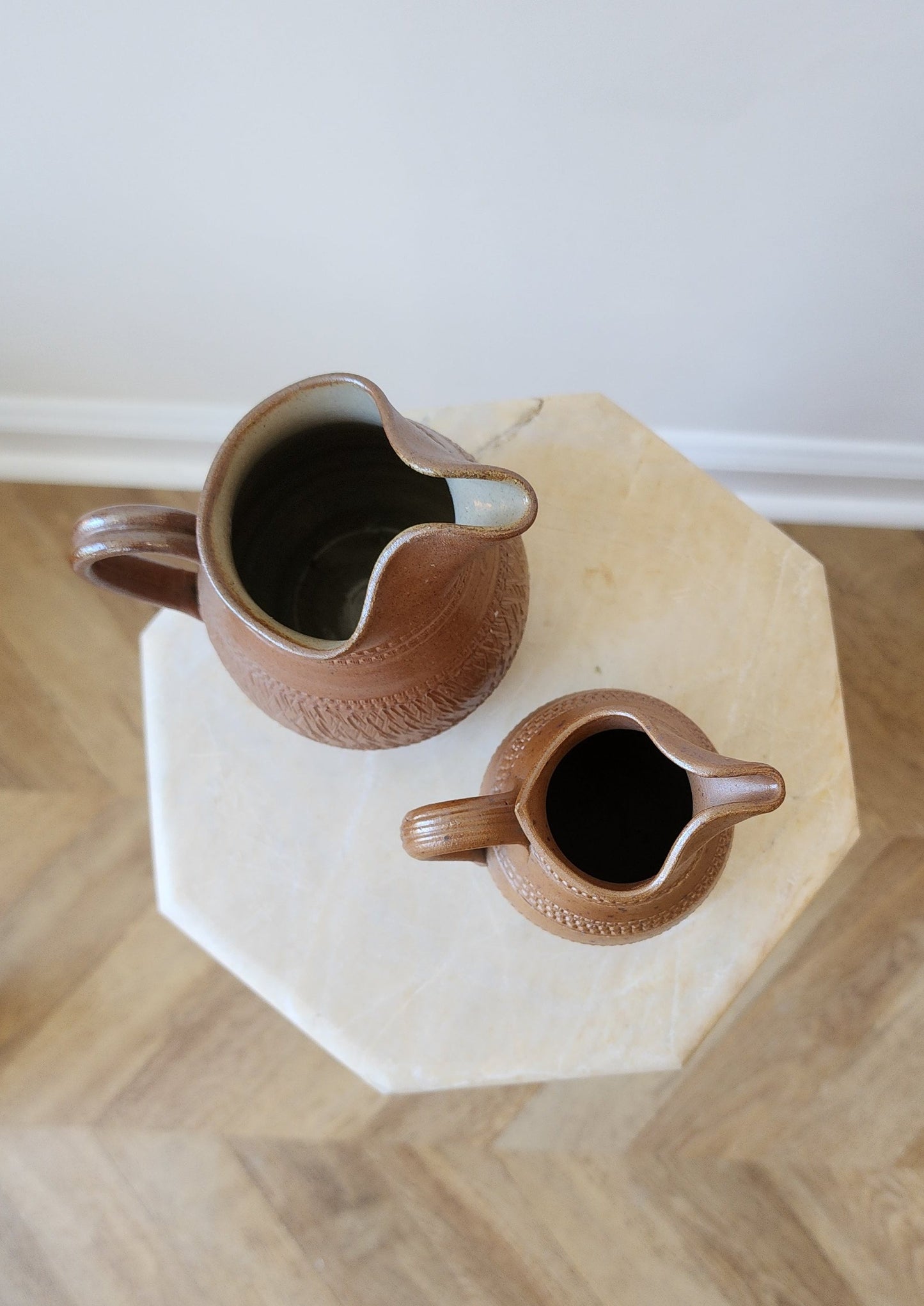 Vintage French Pottery - Small Jugs