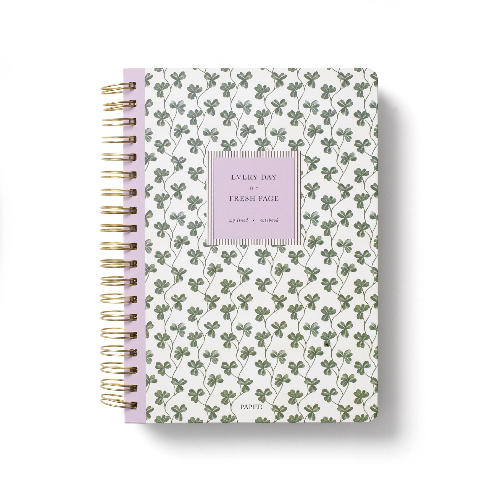 Clover Vine B5 Hardcover Spiral Lined Notebook