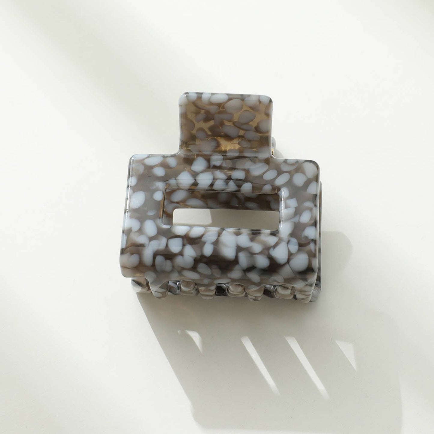 Simone Mini Vintage Stone | Classic Mini Square Claw Clip
