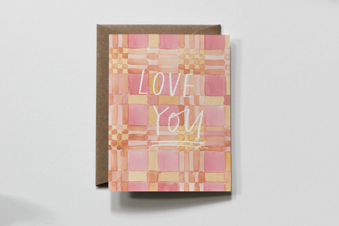Plaid Love | Love & Friendship Greeting Valentine's Card
