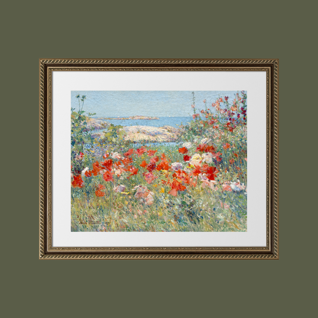 Isles in Maine Antique Art Print