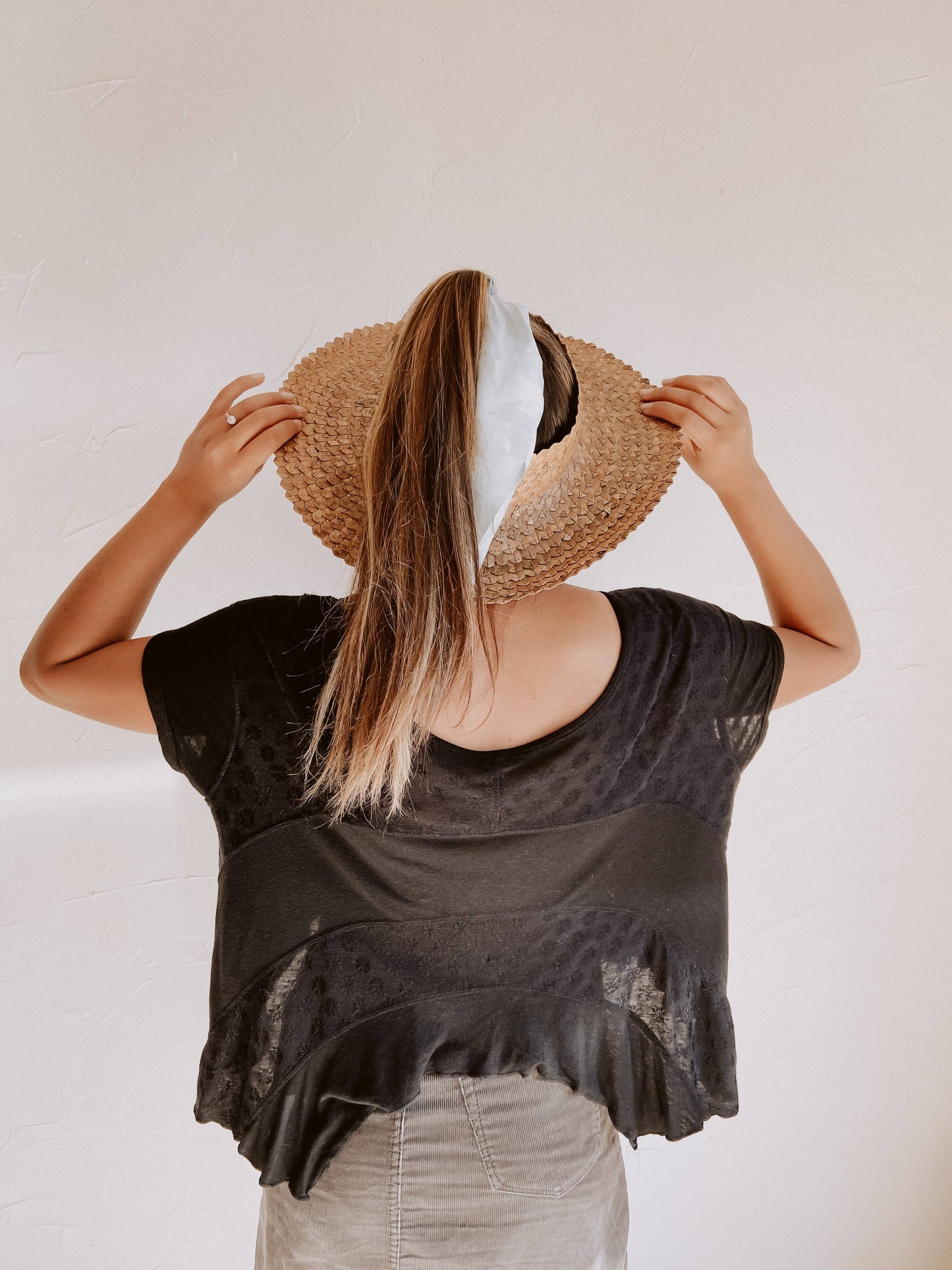 Holiday Papale Sun Hat in Amber