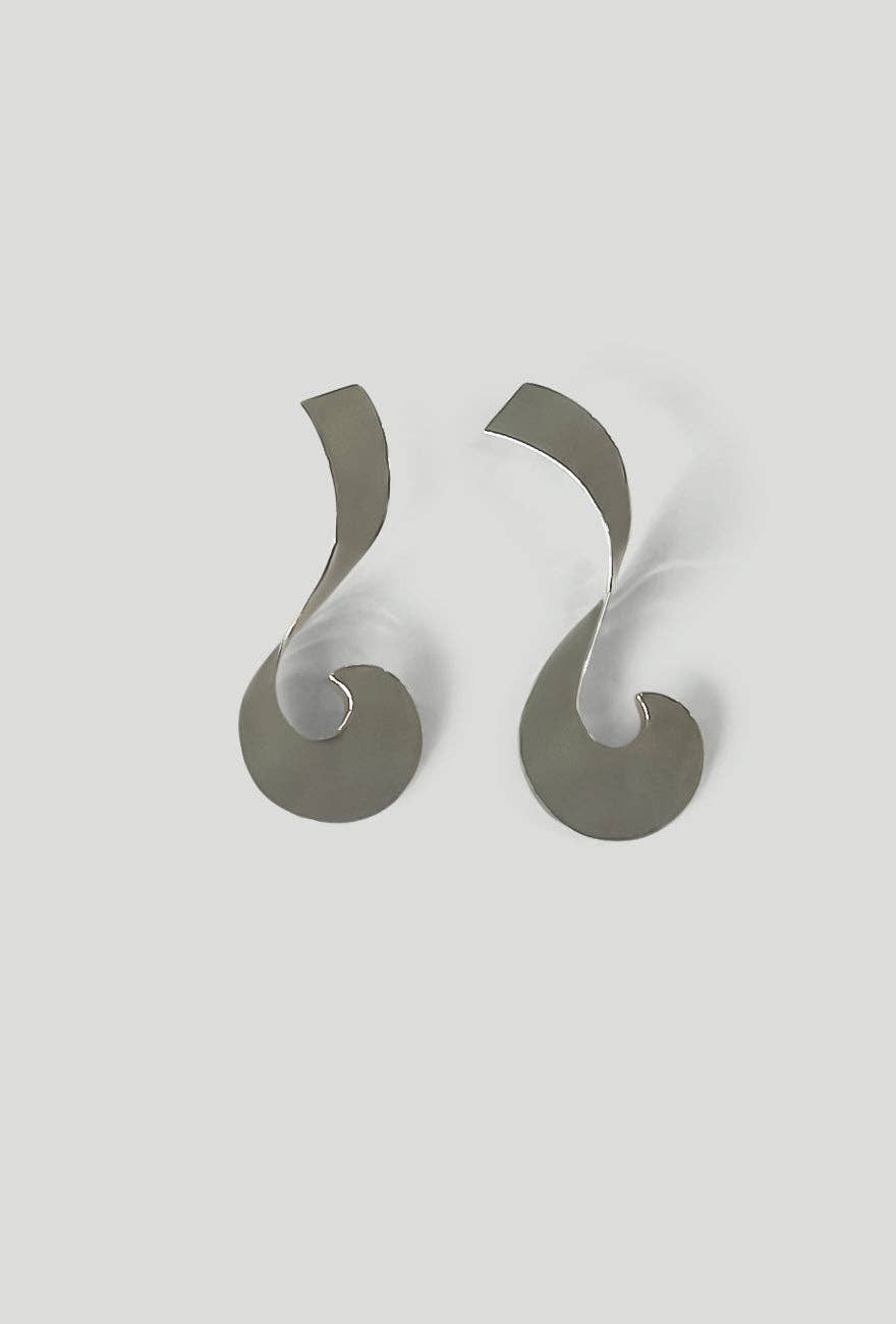 Twist Earrings Silver