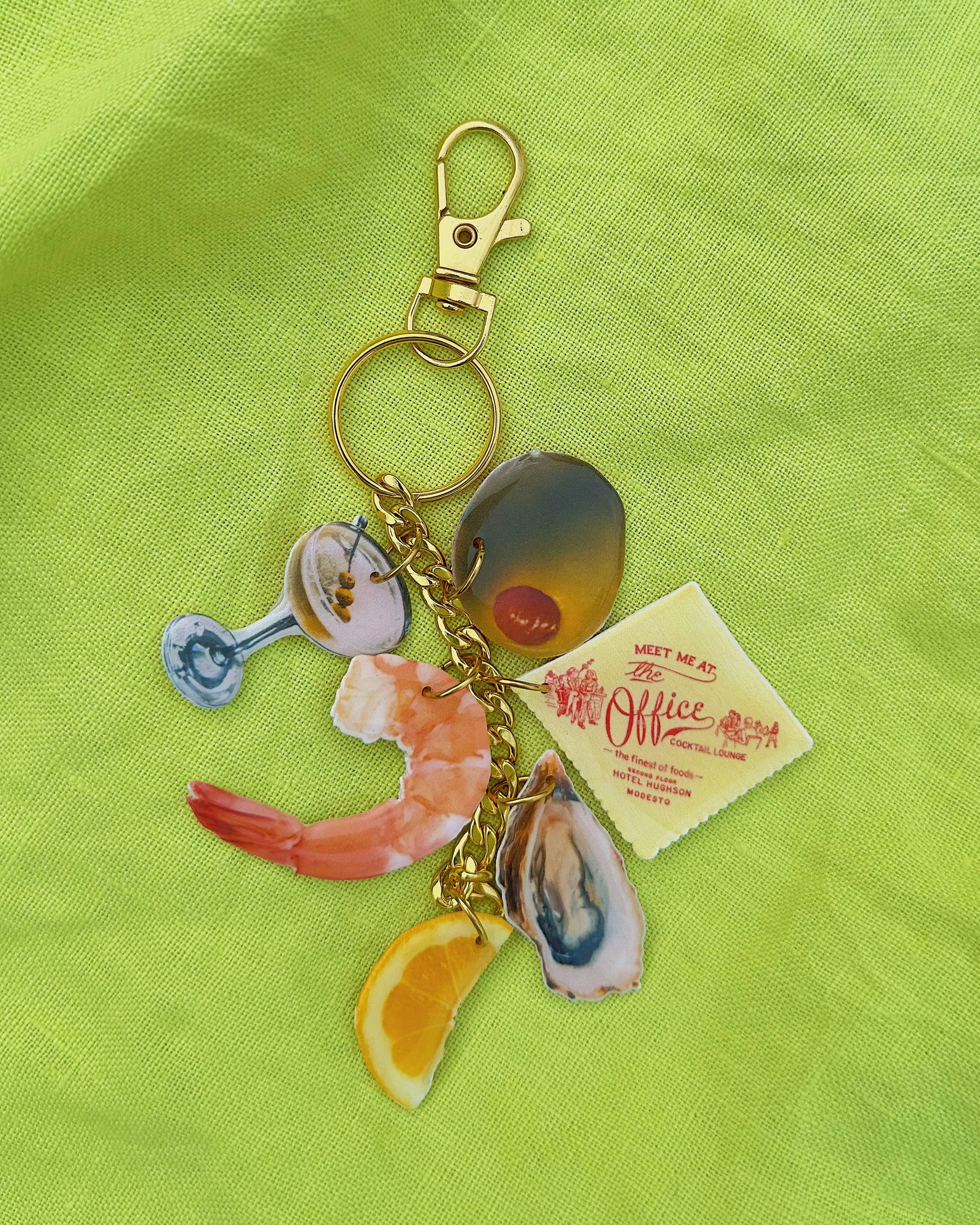 Cocktail Hour Bag Charm