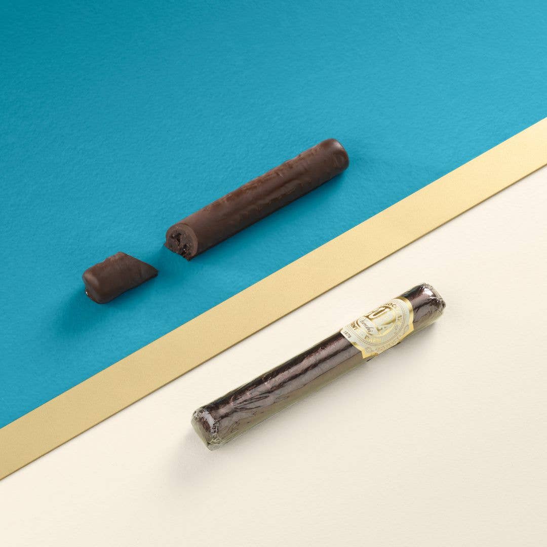 Aromatic Cocoa Chocolate Cigar - Italian Gourmet Chocolate