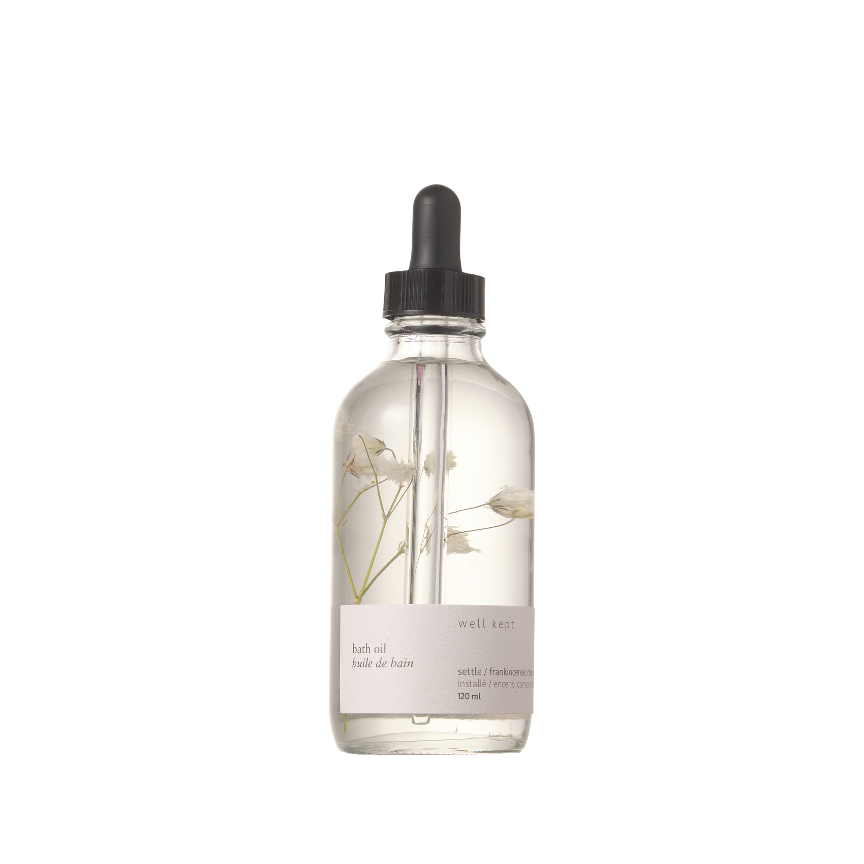 Bath Oil - Settle - 120ml (all-natural, hand-poured)