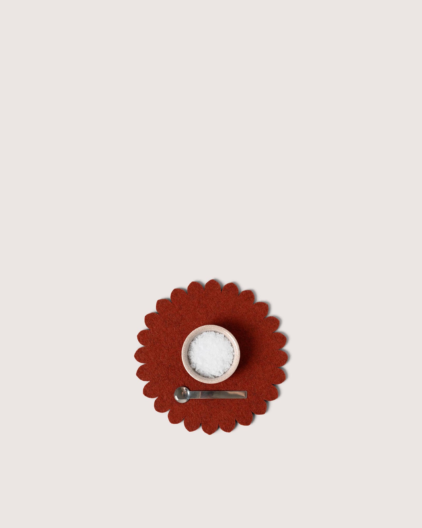 Crest Merino Wool 8" Trivet - Mahogany