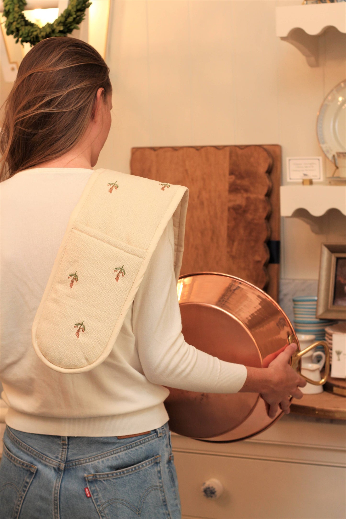 Flora Double Oven Mitt