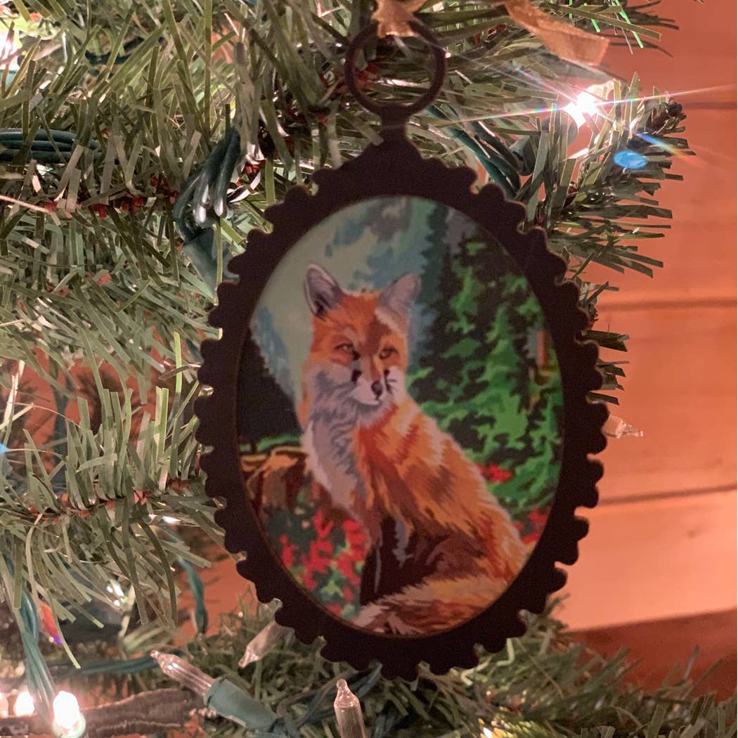 Set of 5 Wildlife Paint-by-Number Ornaments