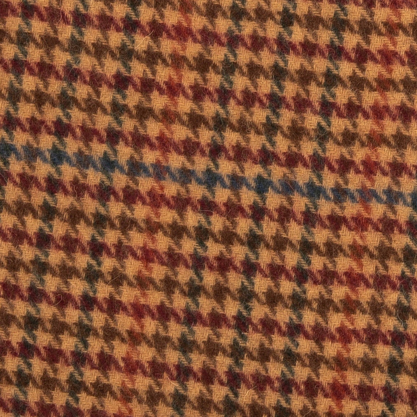 Heritage Traditions Check Wool Scarf: Antique Hound