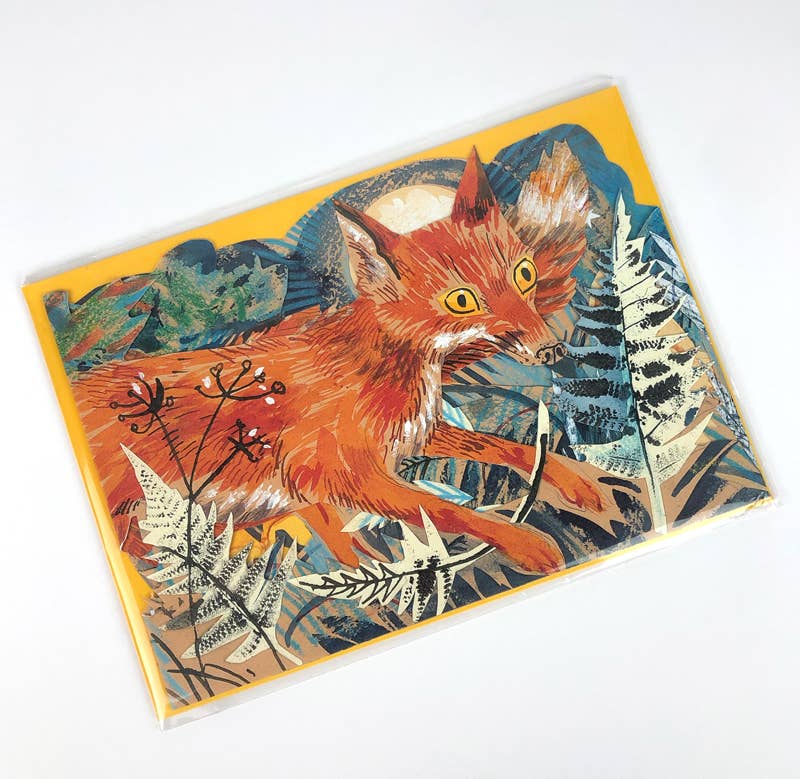 Fox Collage Card - Mark Hearld