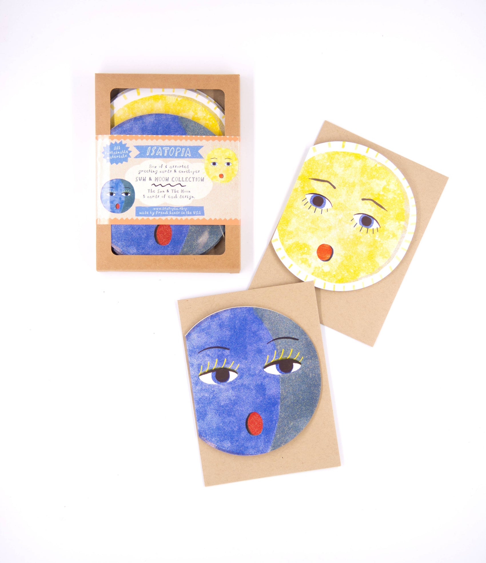 Sun & Moon Die Cut Cards Box Set