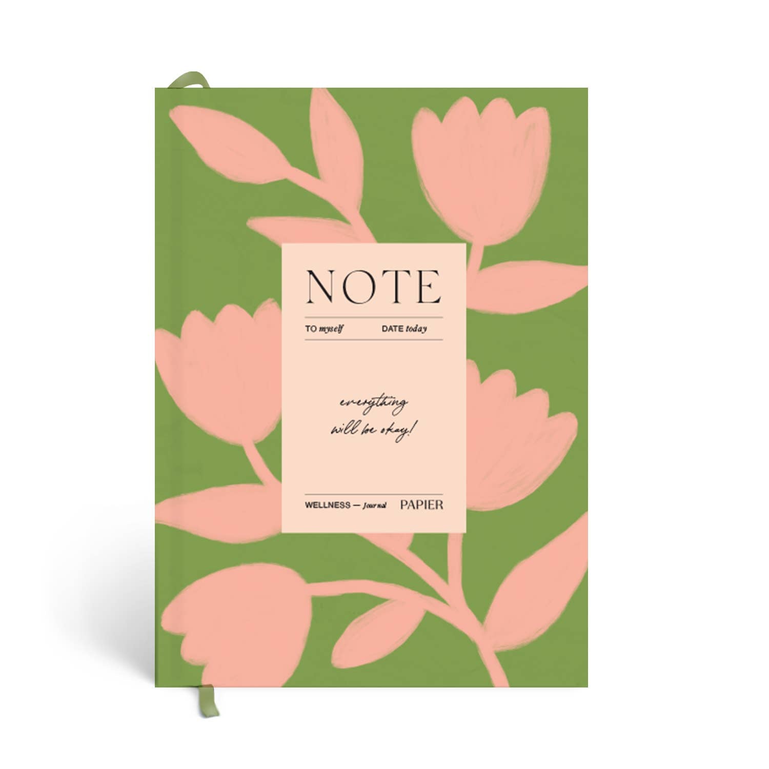 Tulip Block A5 Hardcover Guided Wellness Journal