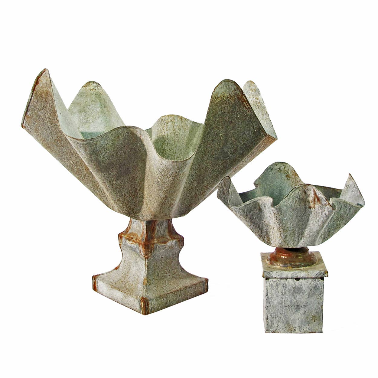 Kerchief Planter w/ Base: Sm