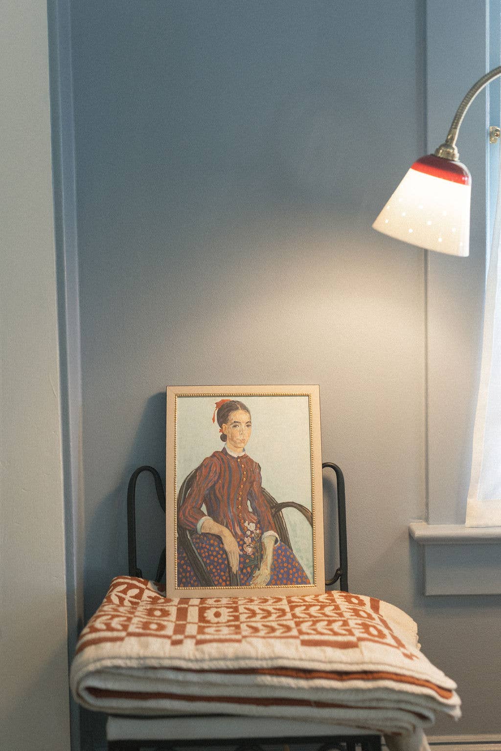 La Mousme Portrait Framed Antique Art: 7x9