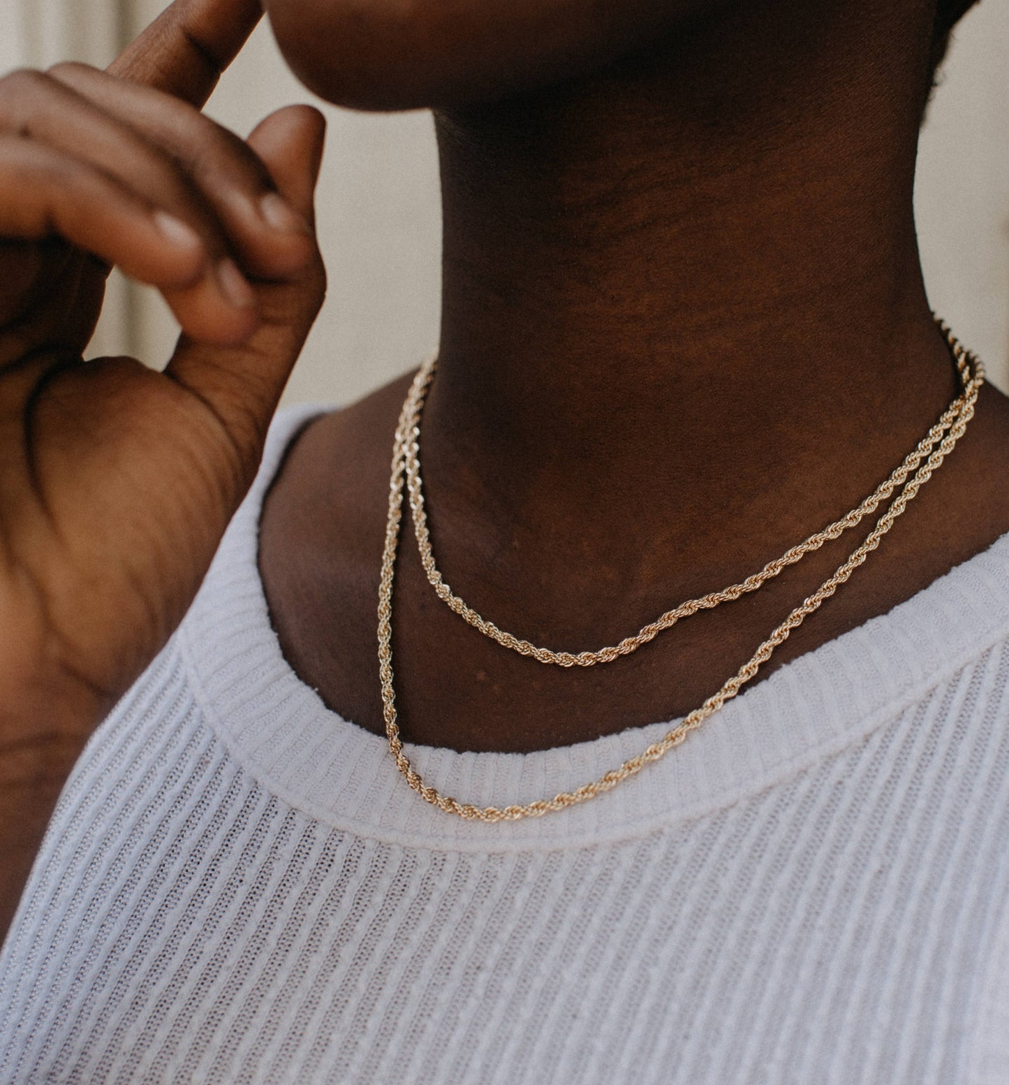 Rope Chain: 20 inch