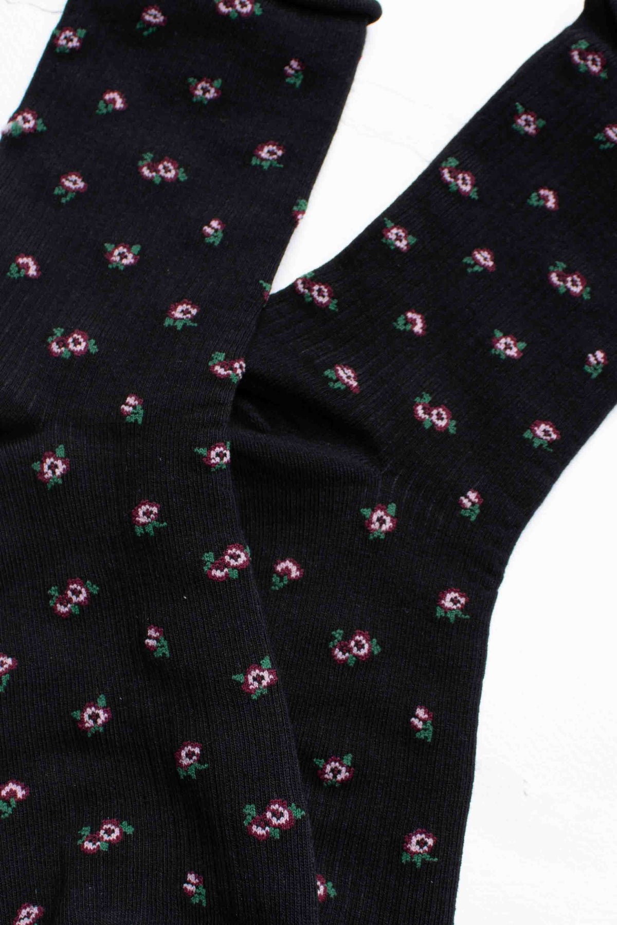 Mini Floral Cotton Crew Socks