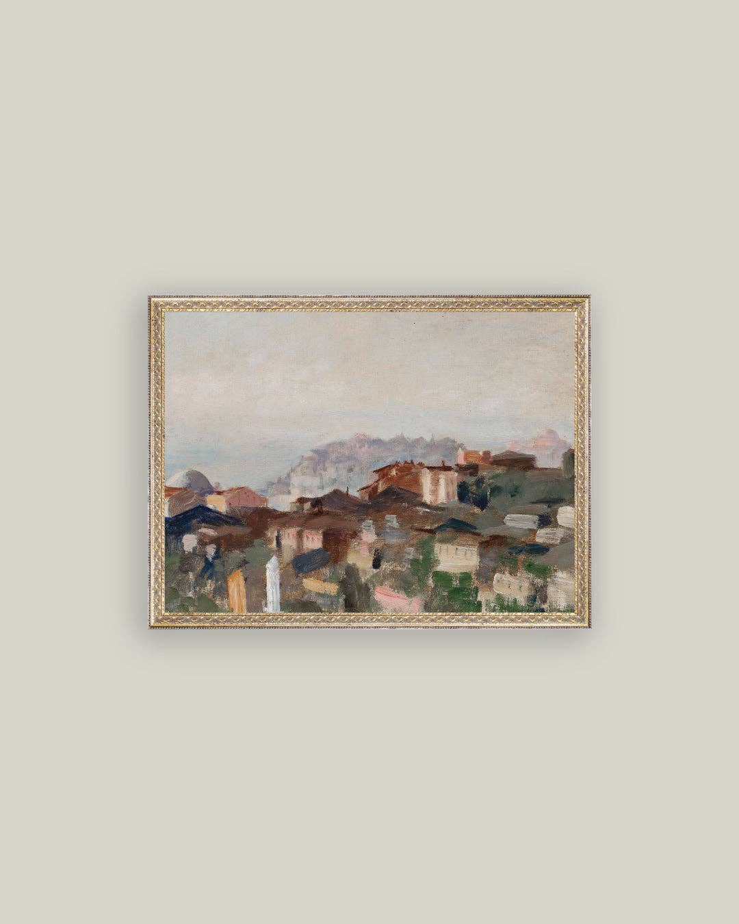 View of Constantinople Framed Antique Art: 16x12