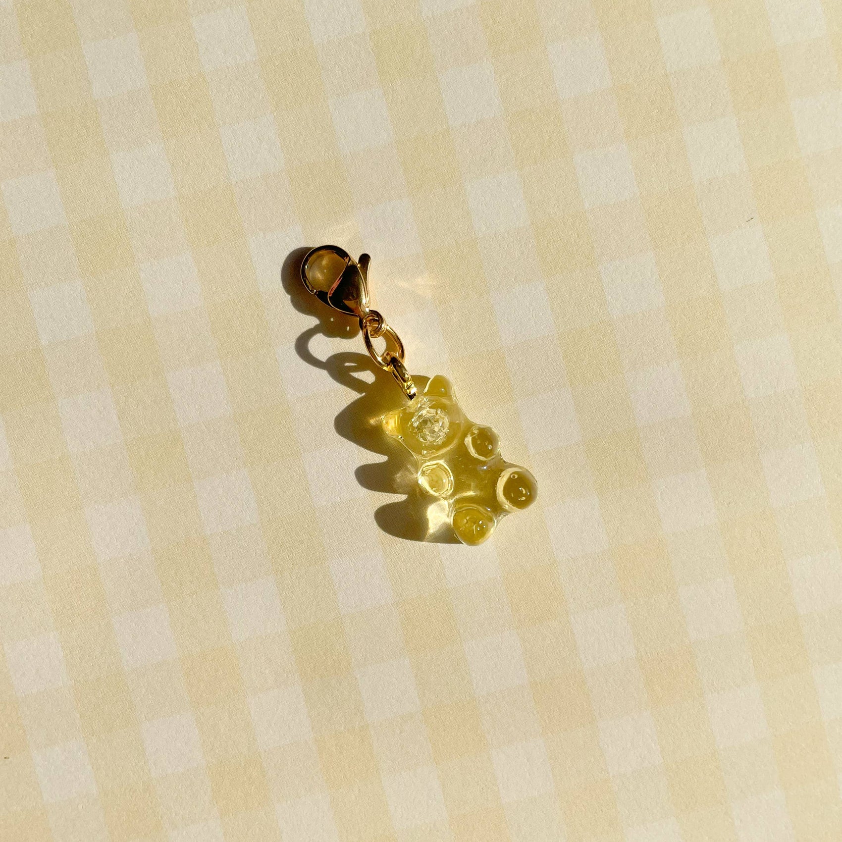 Pineapple Gummy Bear Bag Charm