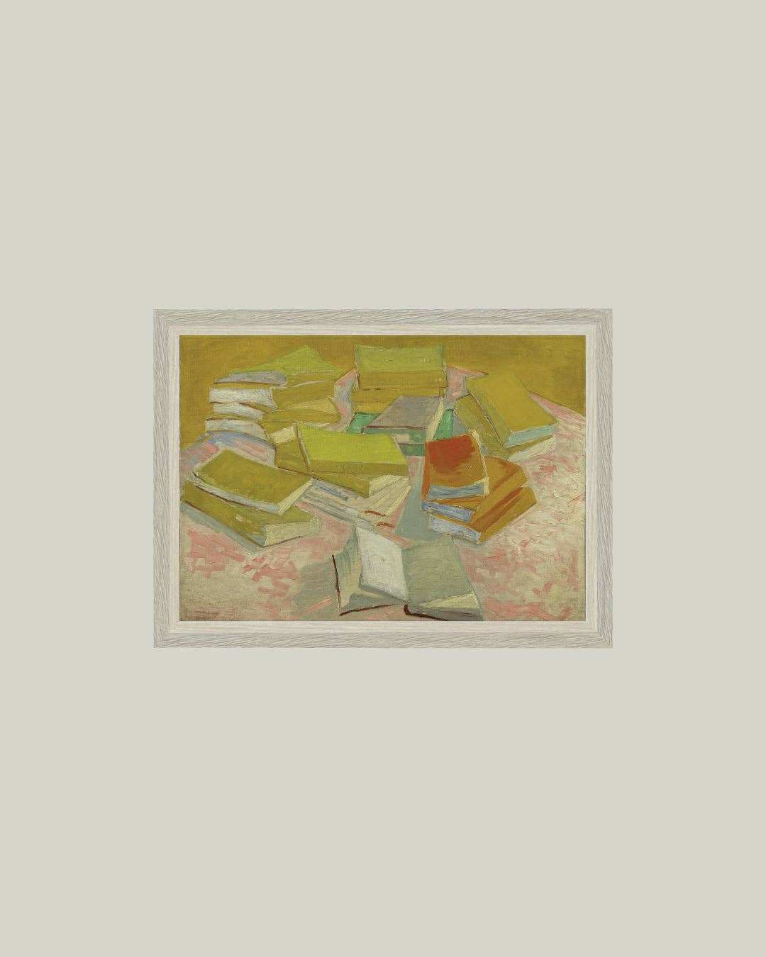 Piles of French Novels: 21x17