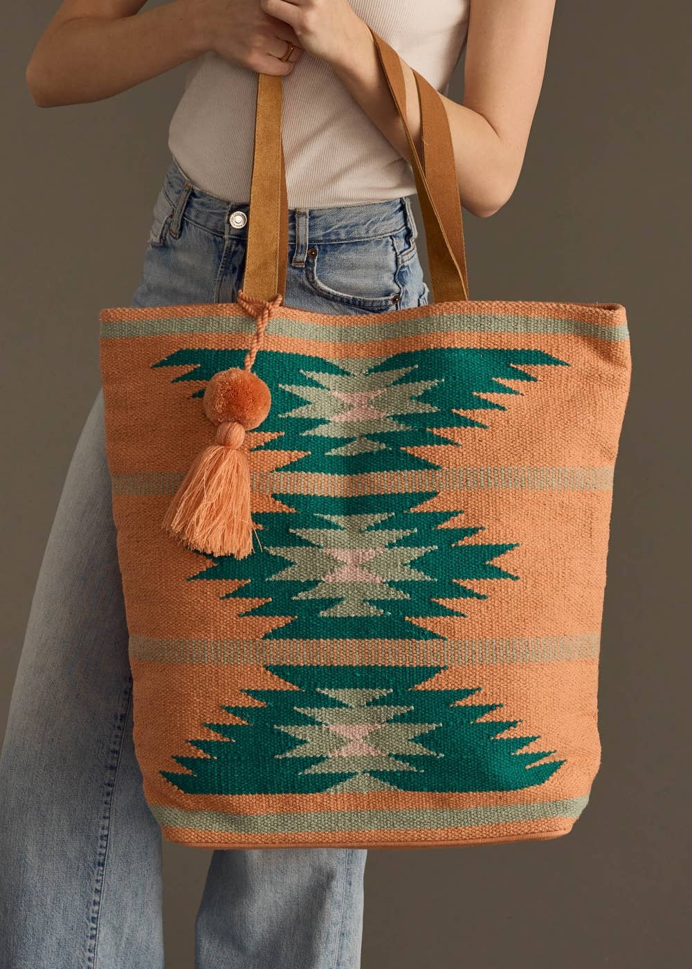 Aztec Print Tote
