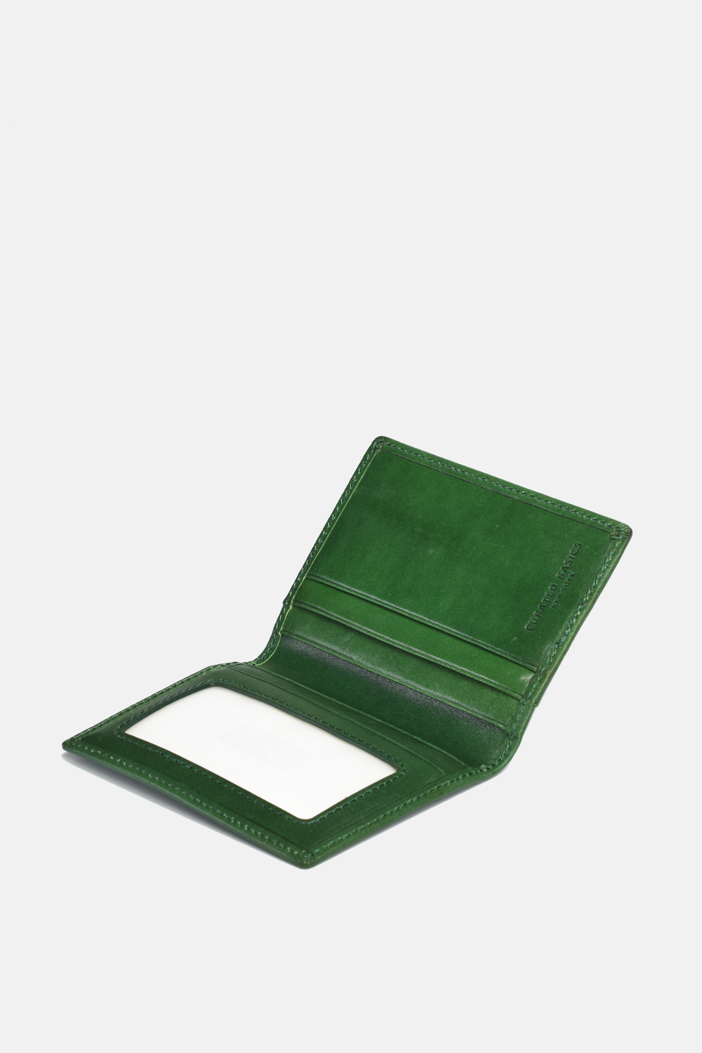Slim Bi-fold Wallet: Purple / Green