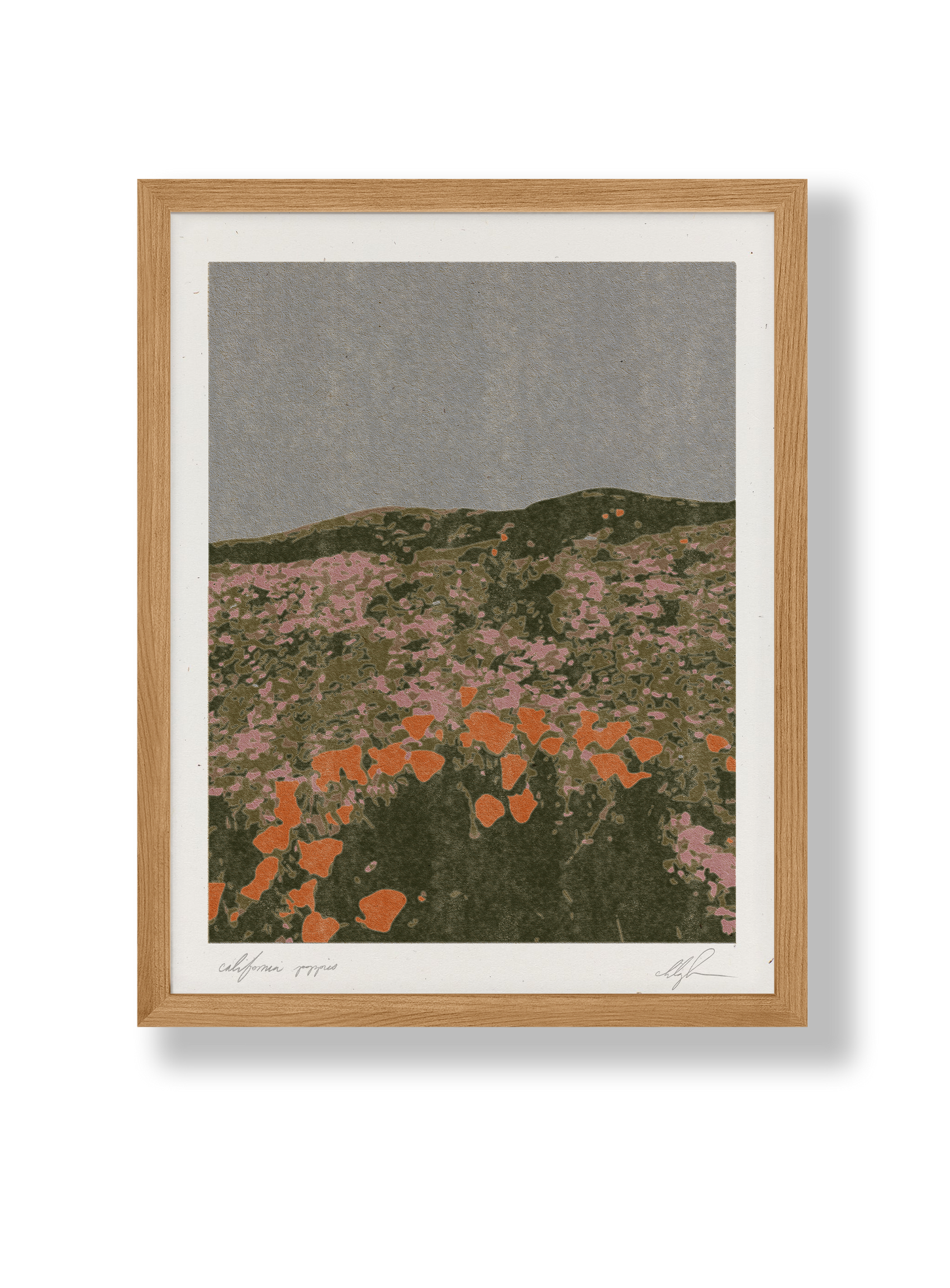 California Poppies: 11 x 14