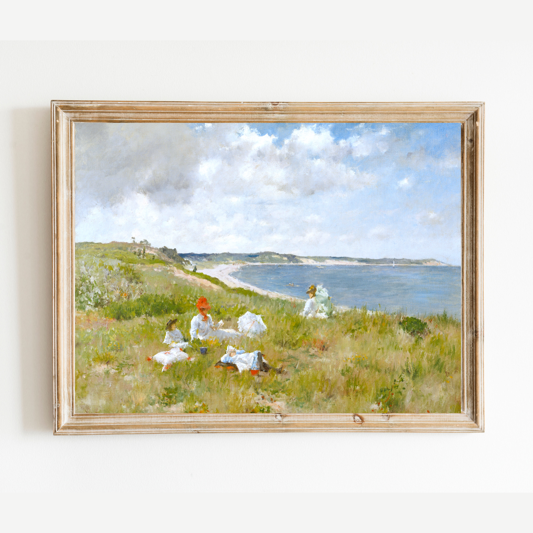 Idle Hours Coastal Landscape Print