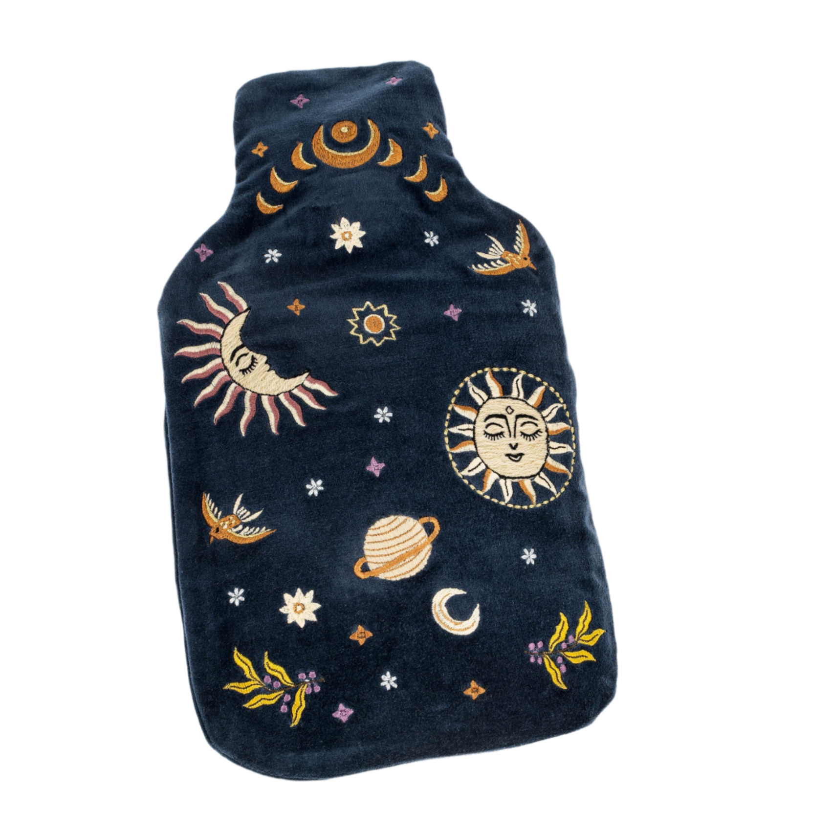 Night Sky Velvet Hot Water Bottle