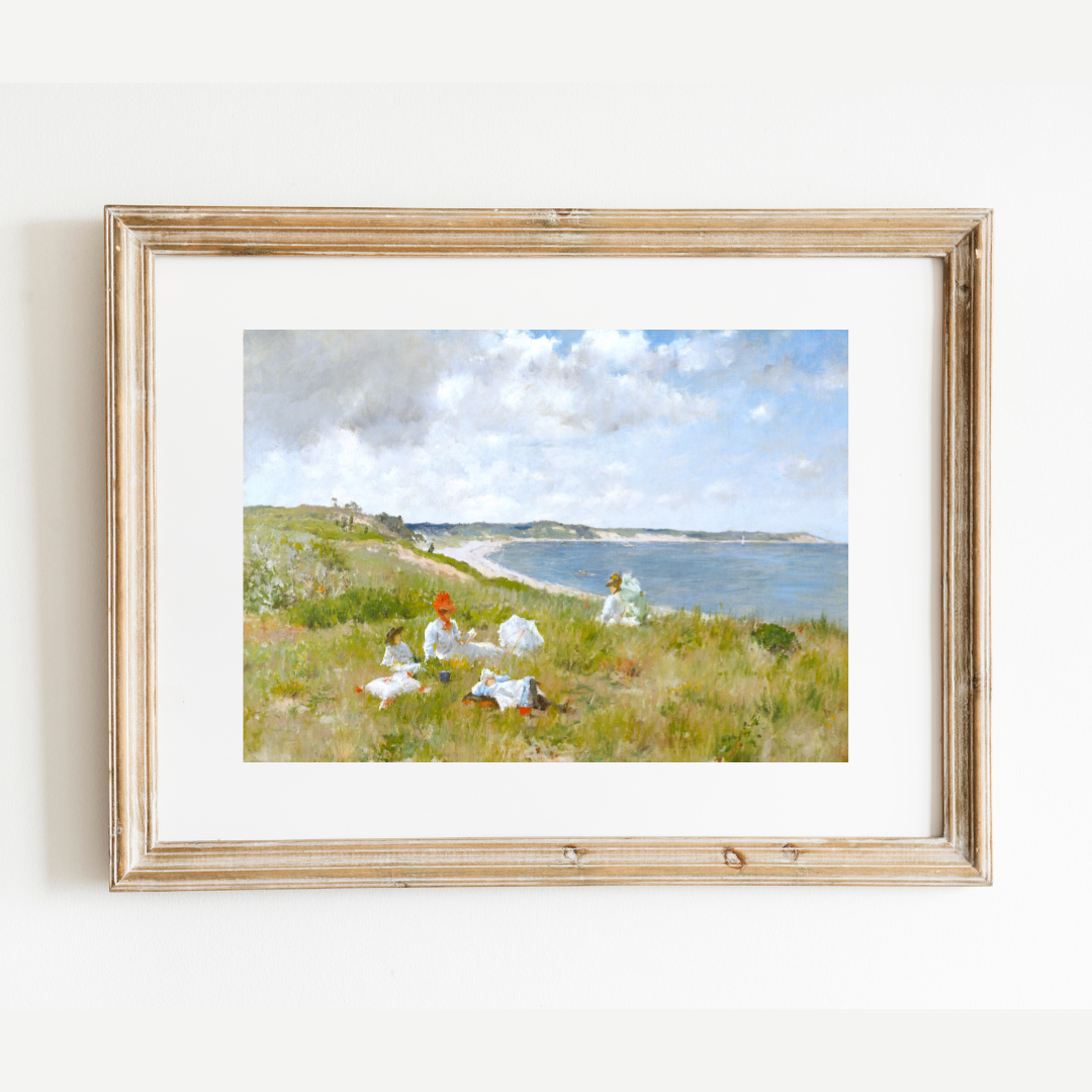 Idle Hours Coastal Landscape Print
