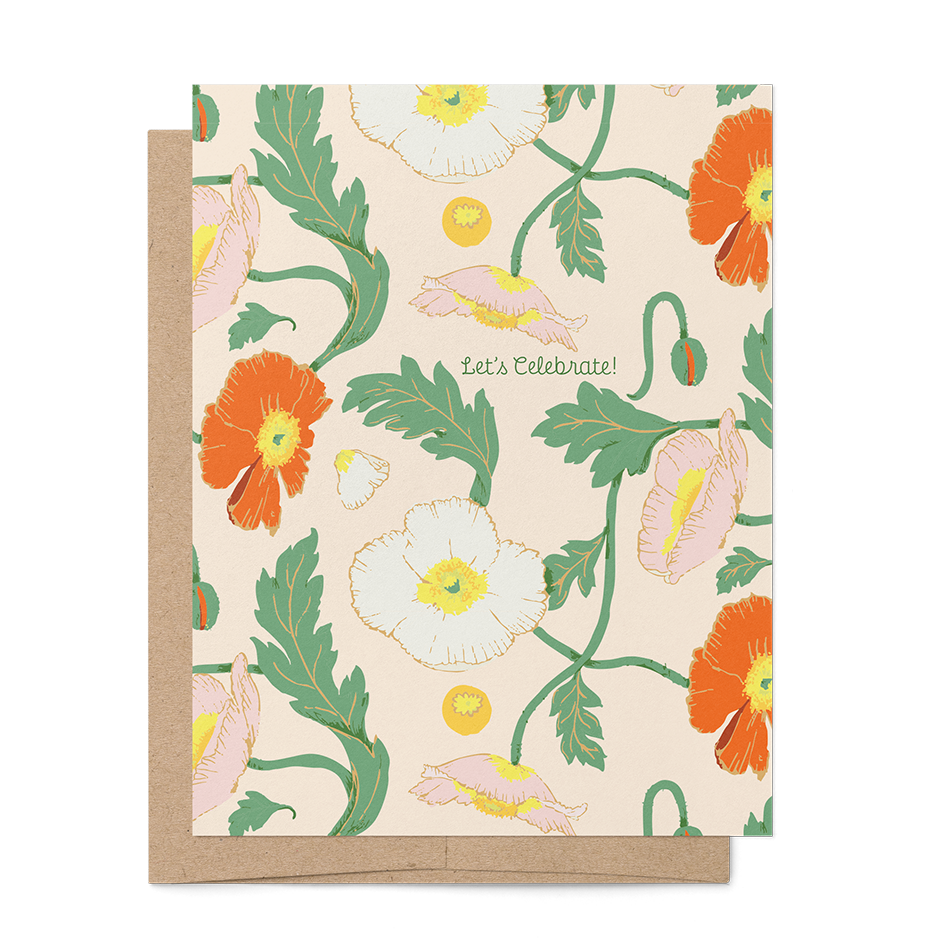 Champagne Bubbles A2 Greeting Card