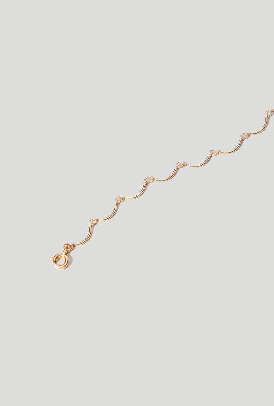 Scallop Bracelet Gold Filled