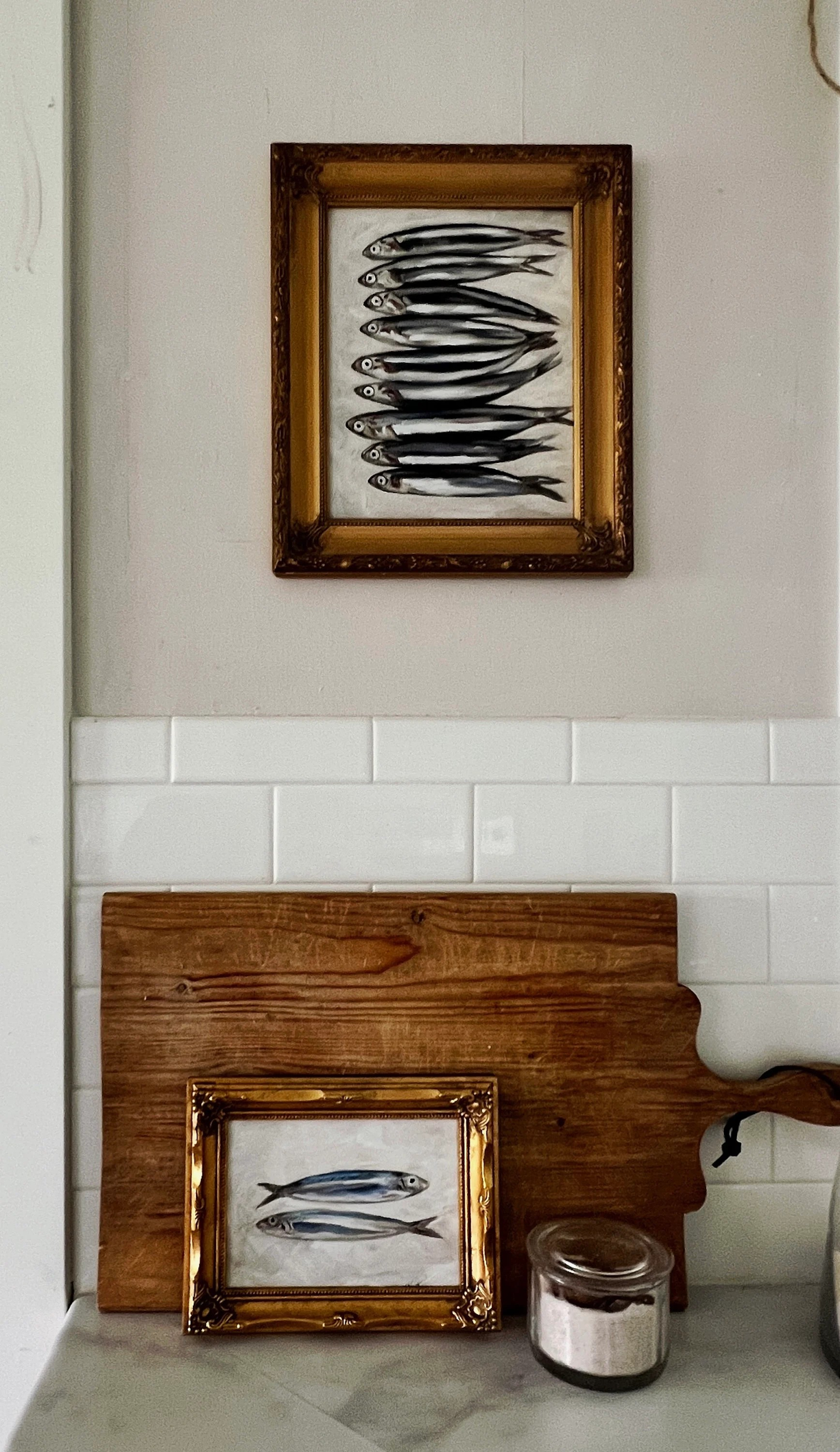 Sardines II - Art Print (unframed) : 5x7"