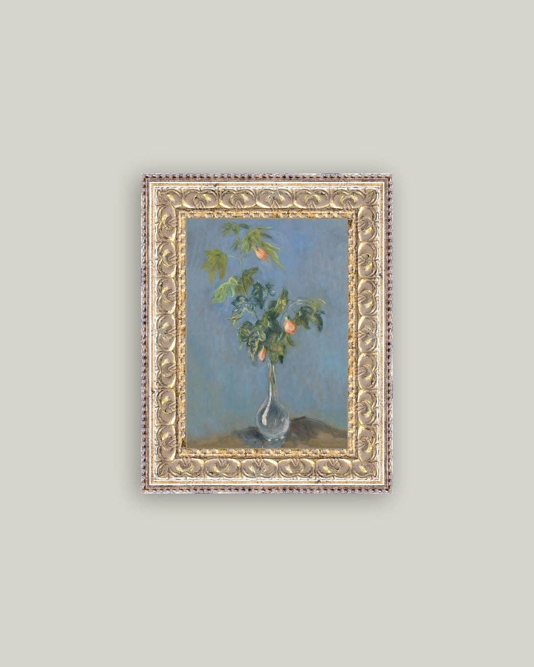 Flowers in a Glass Vase