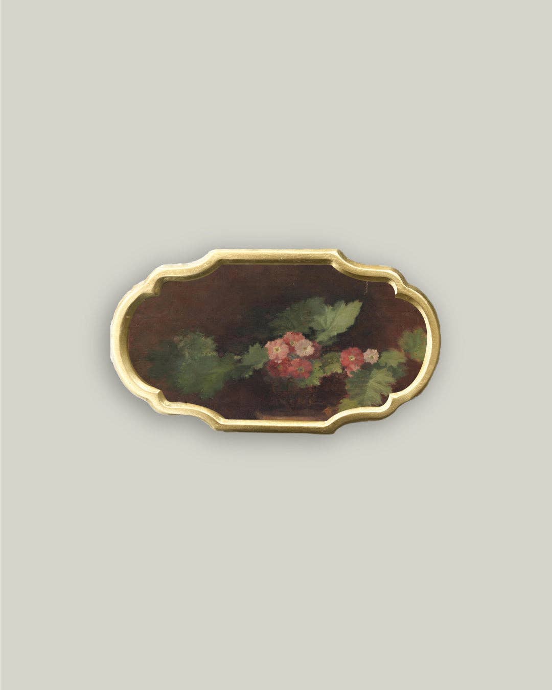 Arrangement of Flowers in Ornate Frame