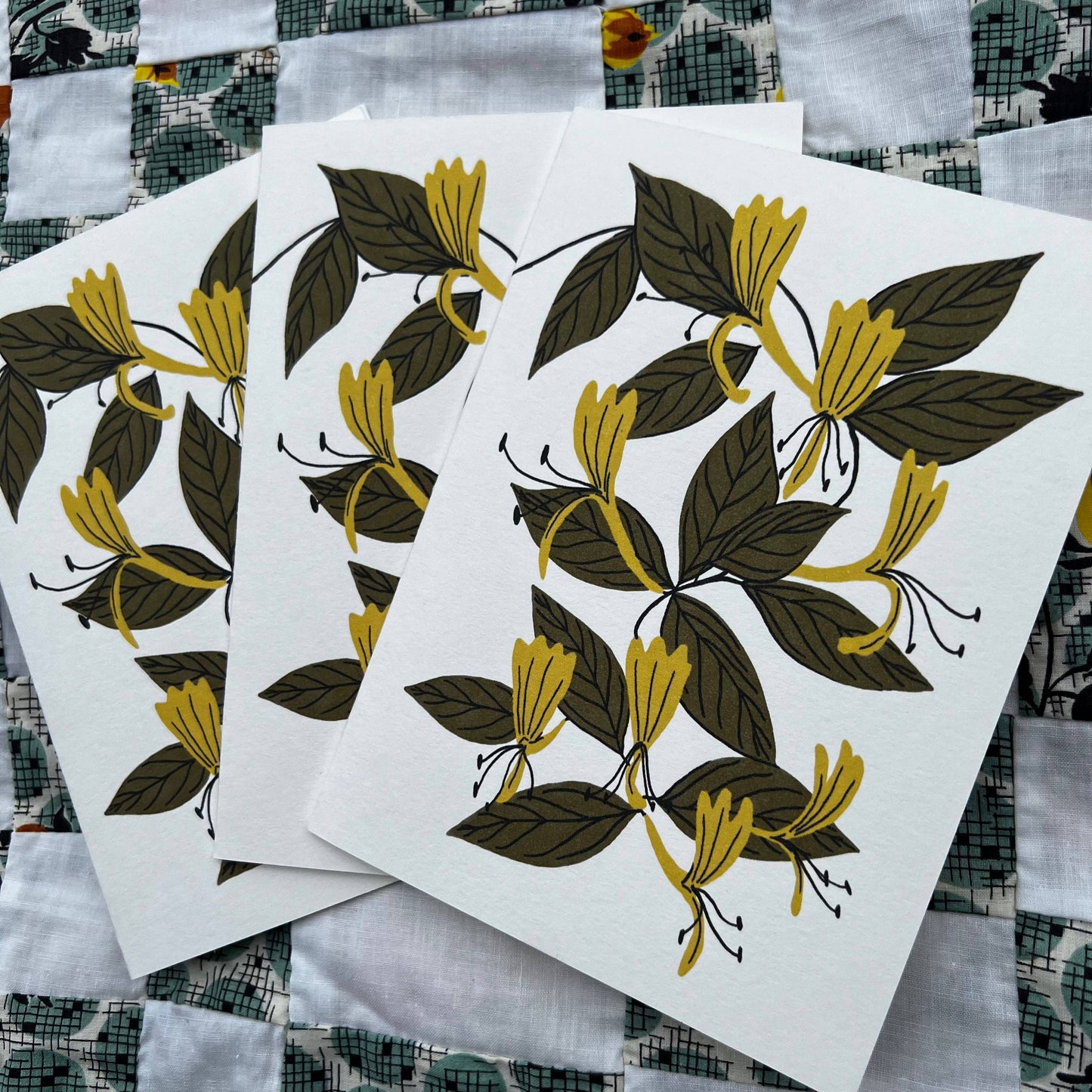 Japanese Honeysuckle - Invasive Pen Pal Cards: Individual Card