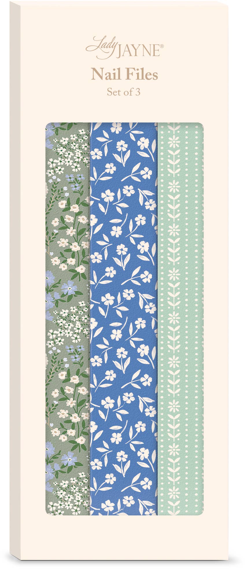Blue Mint Ditsy Nail File Set