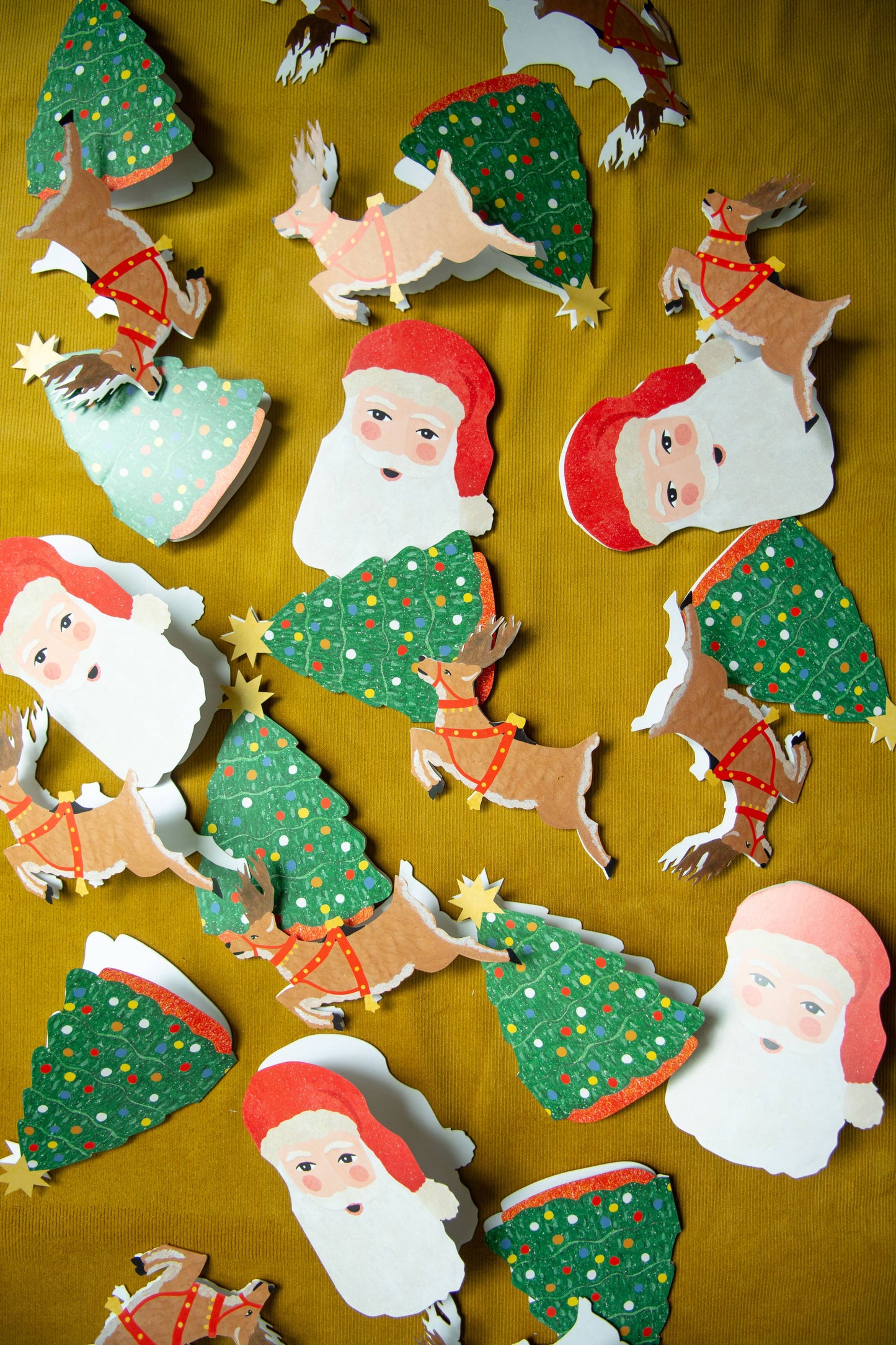 Santa Claus Christmas Collection - Die Cut Card