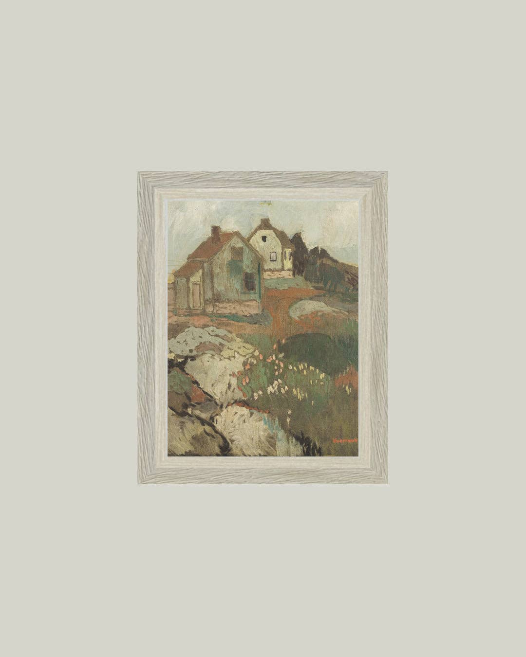 Landscape with Houses: 11x15