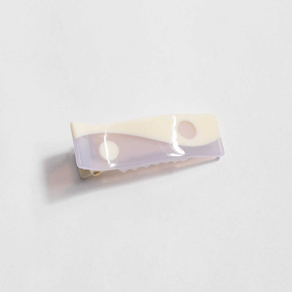 Lavender Purple Taro Mini Acetate  Alligator Hair Clip