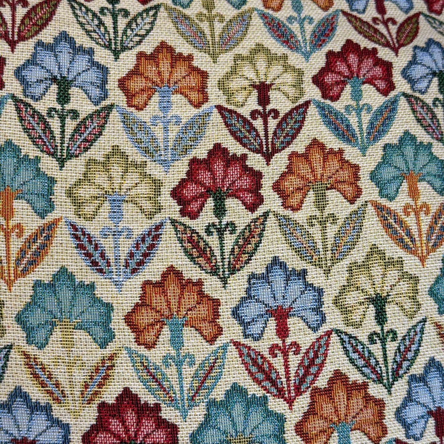 Zippered Bag in Flora - Large