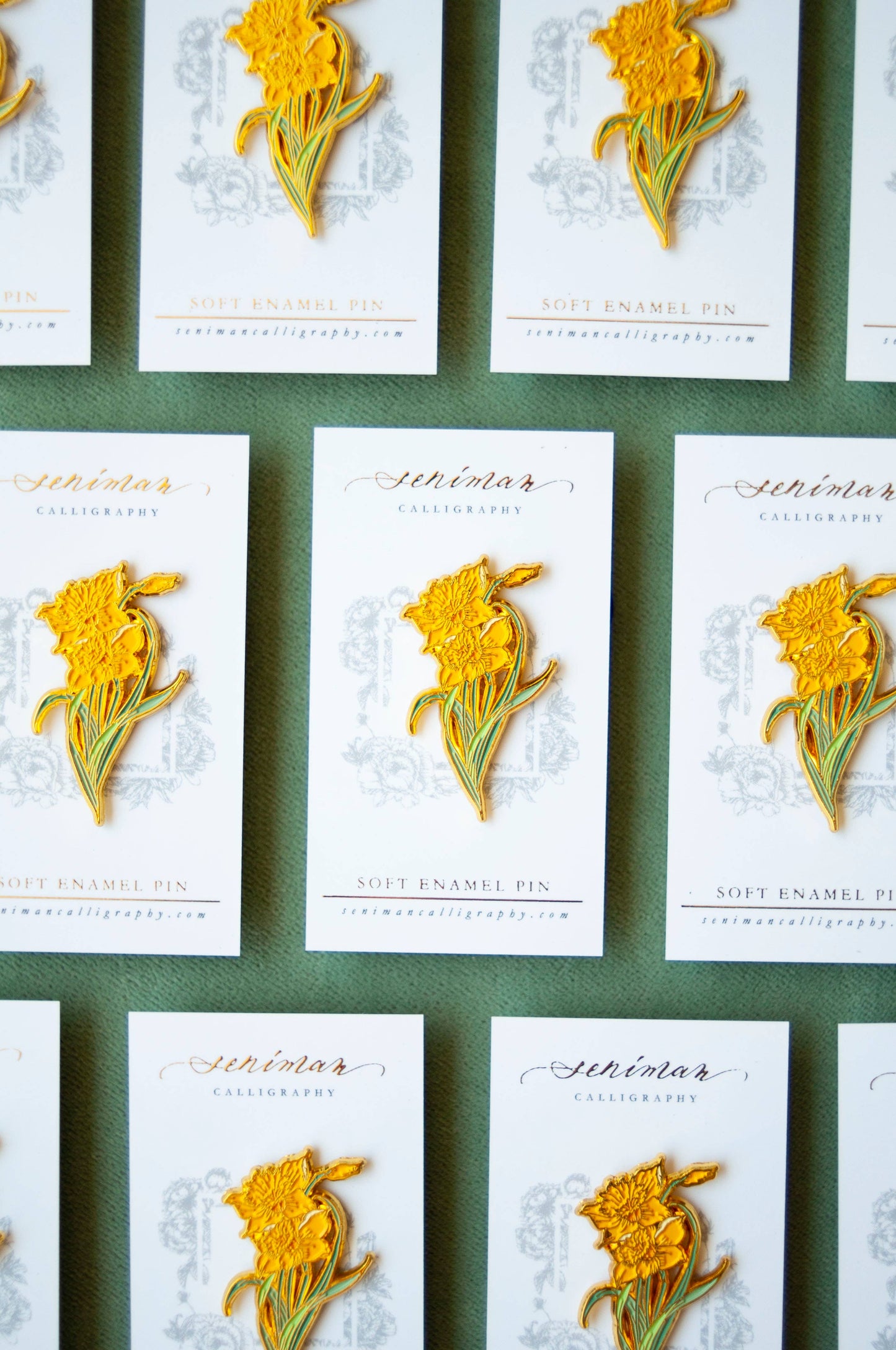 Yellow Daffodil Soft Enamel Pin