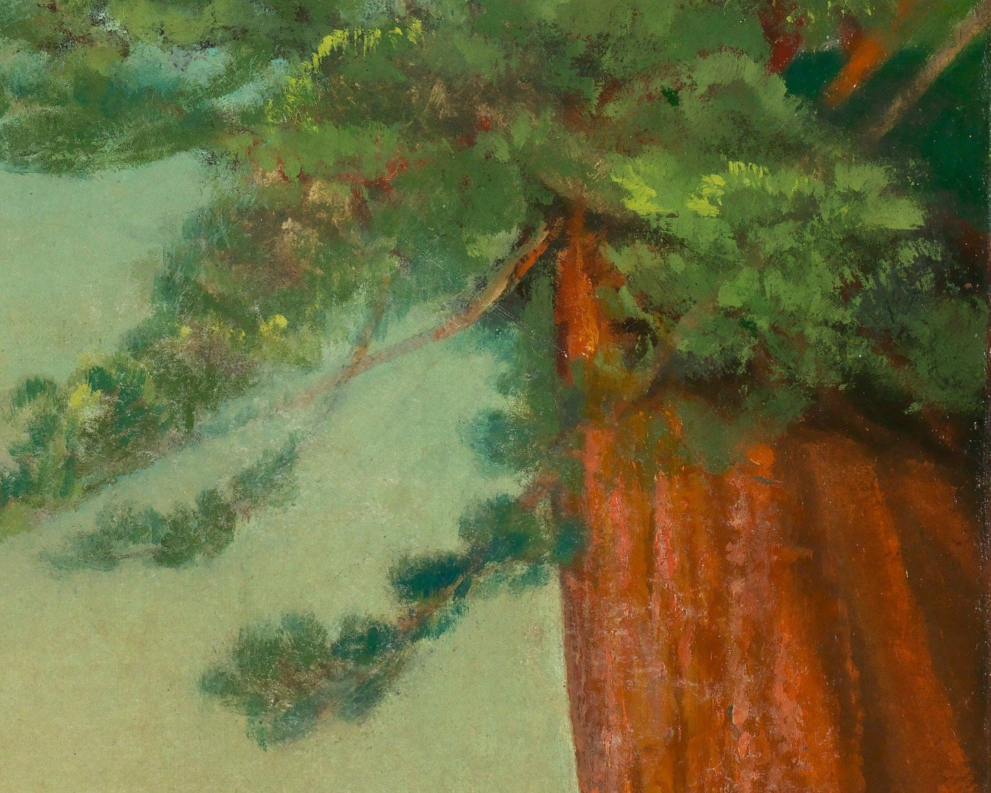 On the Cliffs by Arthur B. Davies: 11x14